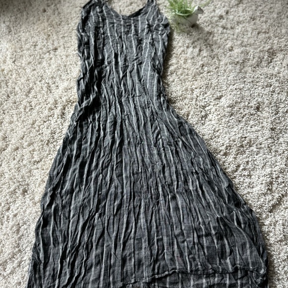 Nordstrom Elon Womens flowy long maxi vintage striped beautiful summer d… - Picture 4 of 5